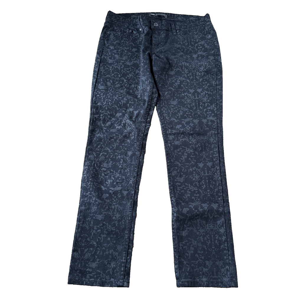 Levis Womens Jeans 524 Too Superlow Splatter Print Black Stretch 13 CW2813